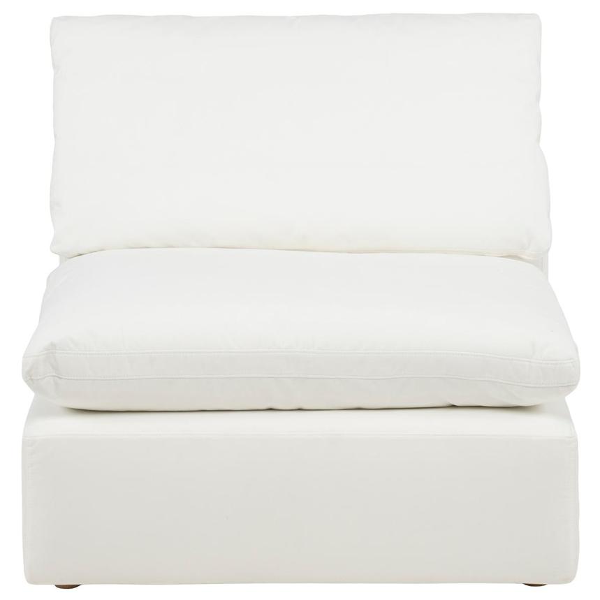 Nube II White Armless Chair  main image, 1 of 4 images.