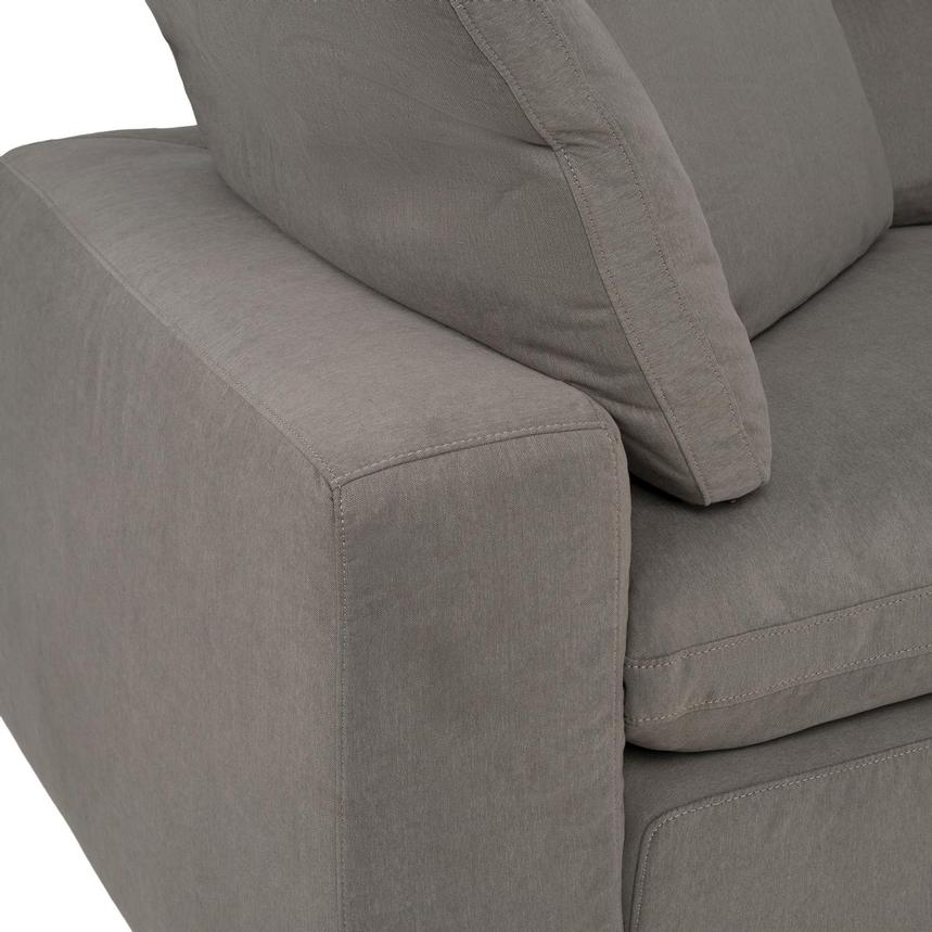 Nube II Gray Corner Sofa with 5PCS/2 Armless Chairs alternate image, 6 of 8 images.