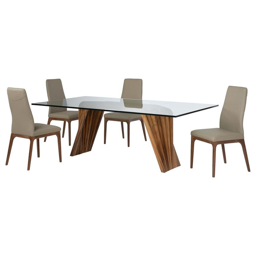 Gable/ Aurelis Taupe 5-Piece Dining Set  main image, 1 of 3 images.