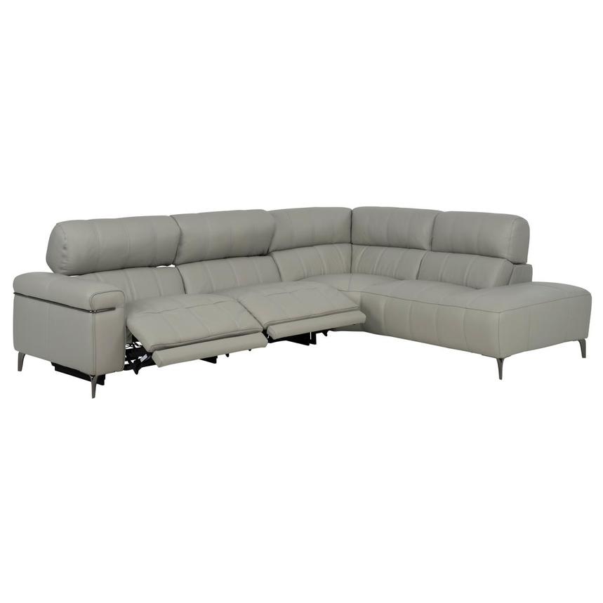 Montreal Gray Corner Sofa w/Right Chaise  alternate image, 3 of 10 images.