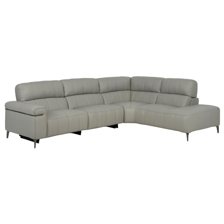 Montreal Gray Corner Sofa w/Right Chaise main image, 1 of 10 images.