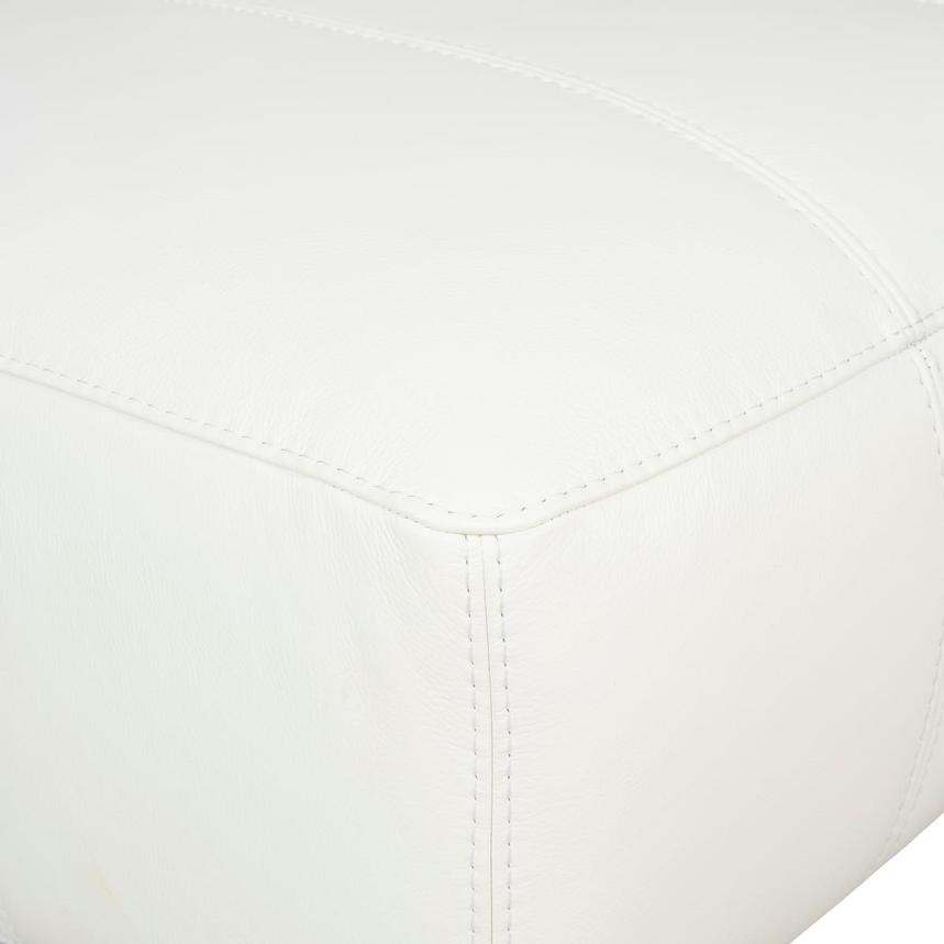 Montreal White Corner Sofa w/Left Chaise  alternate image, 8 of 10 images.