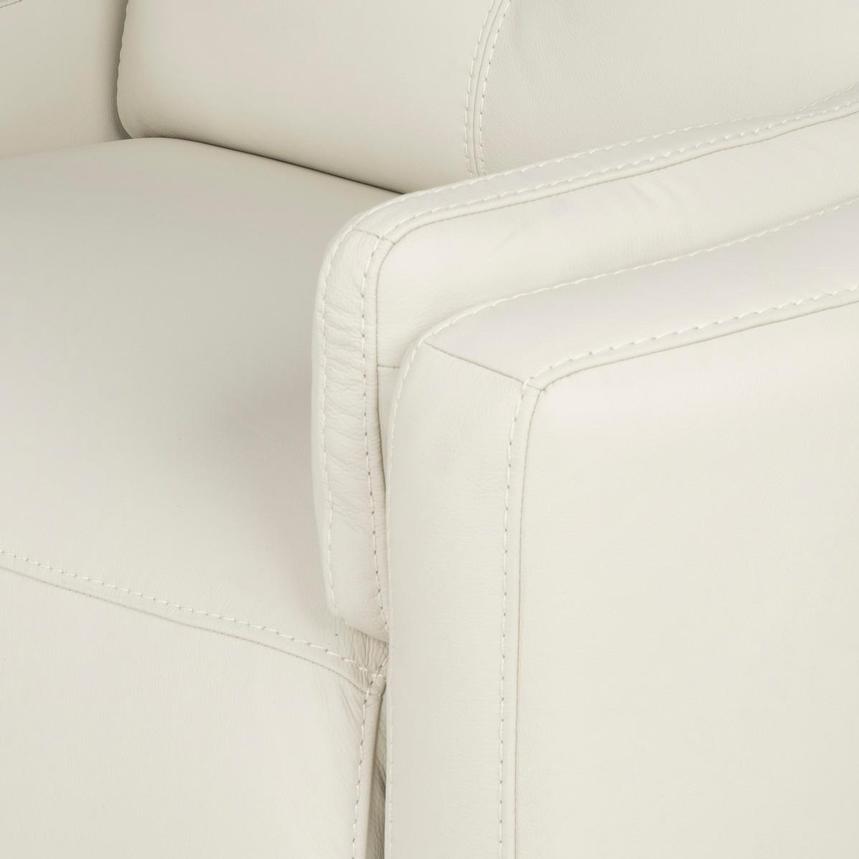 Kamet Ivory Leather Power Reclining Sectional with 4PCS/2PWR  alternate image, 7 of 8 images.