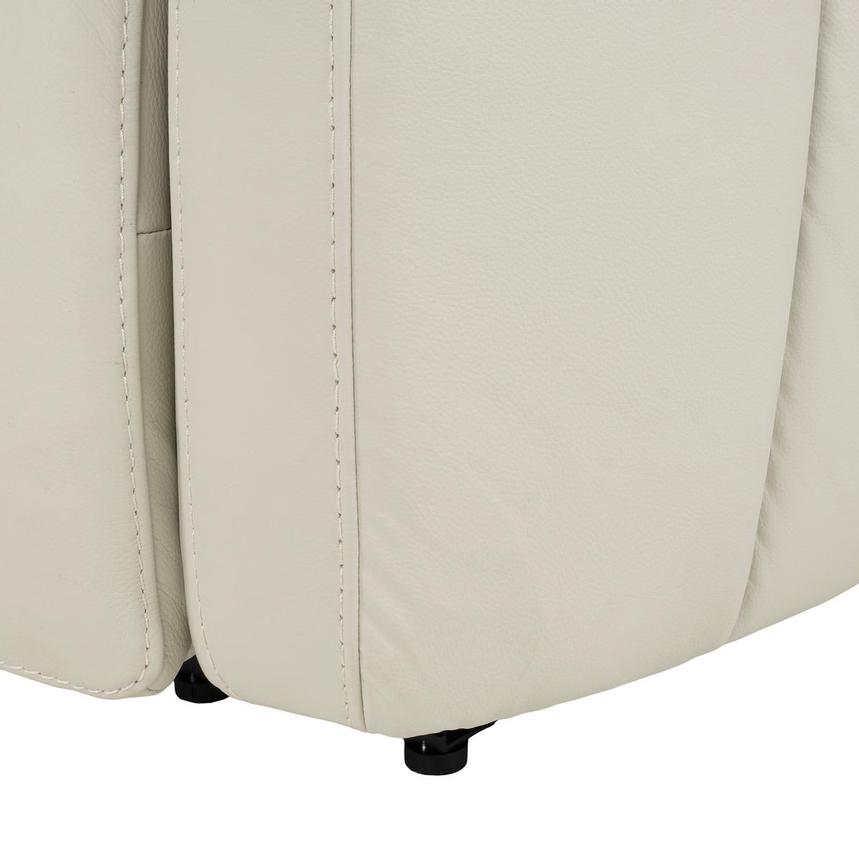 Kamet Ivory Leather Power Reclining Sectional with 4PCS/2PWR  alternate image, 8 of 8 images.