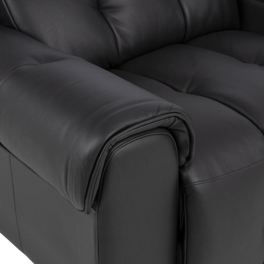 Obsidian Leather Power Reclining Sectional with 6PCS/3PWR alternate image, 8 of 15 images.
