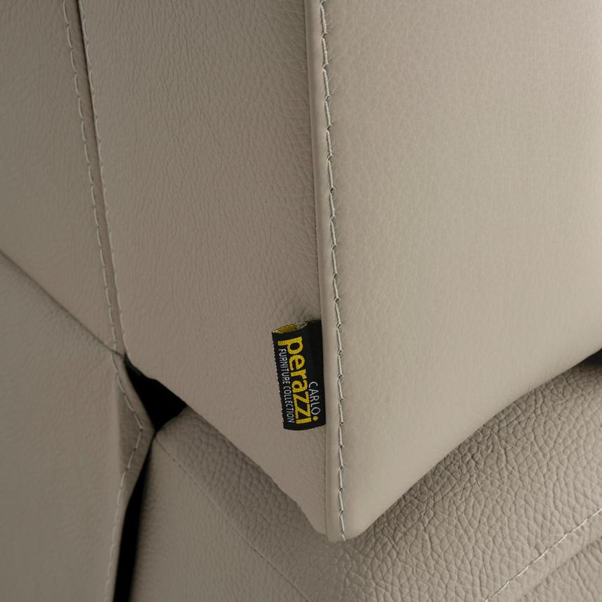 Odyssey Beige 6PCS/3PWR Leather Power Reclining Sectional w/Beverage Cooler  alternate image, 15 of 16 images.