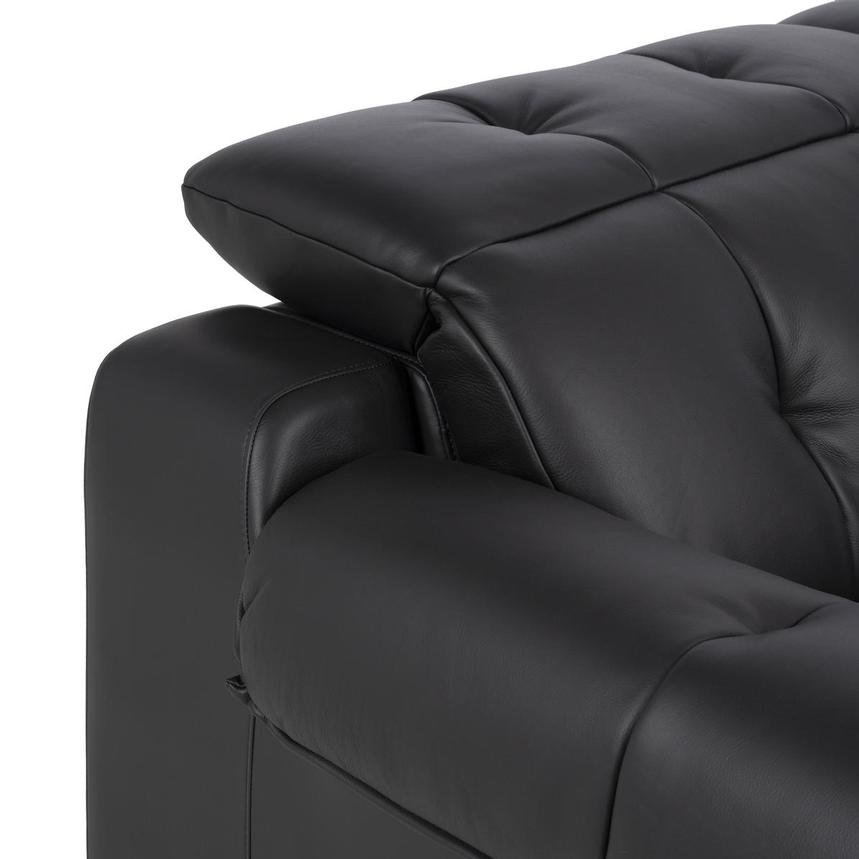 Obsidian Leather Power Reclining Sectional with 7PCS/3PWR alternate image, 8 of 16 images.