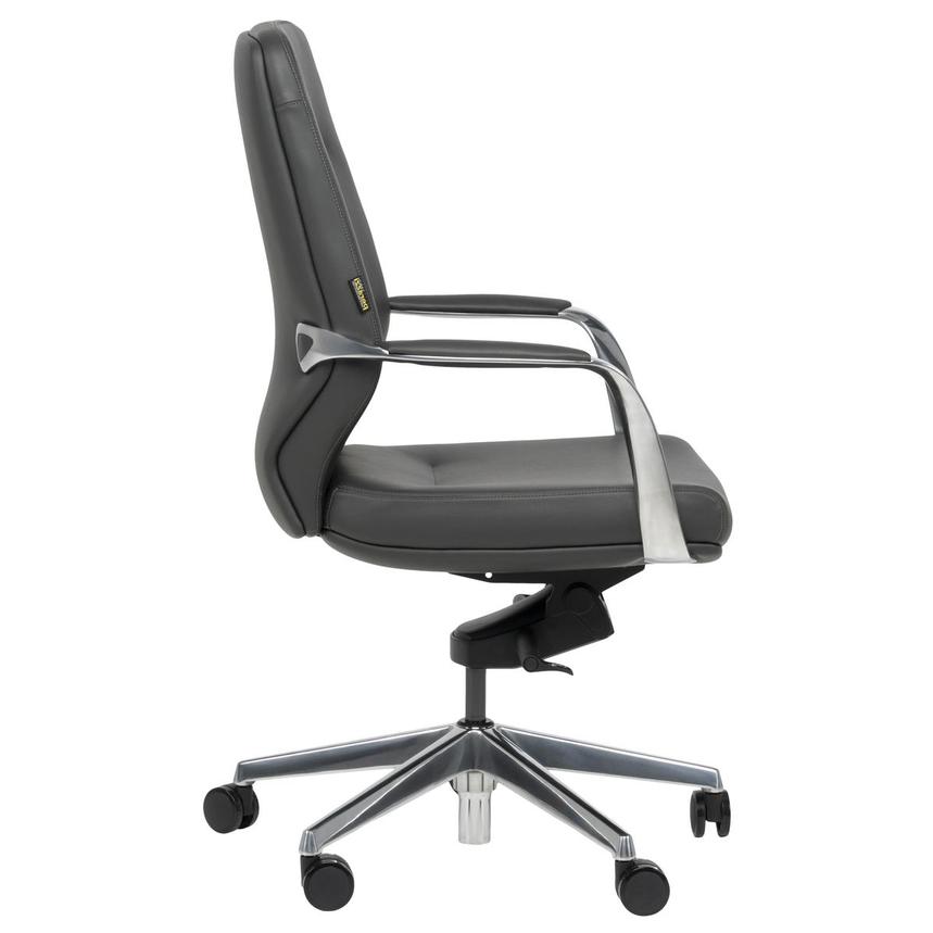 Yoshi Dark Gray Low Back Desk Chair  alternate image, 5 of 13 images.