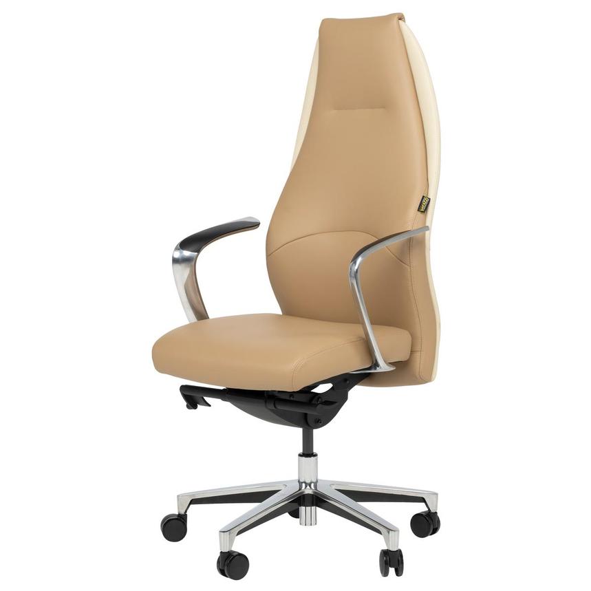 Prector Dark Cream Desk Chair main image, 1 of 12 images.
