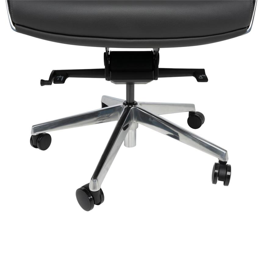 Yoshi Dark Gray Low Back Desk Chair alternate image, 11 of 13 images.