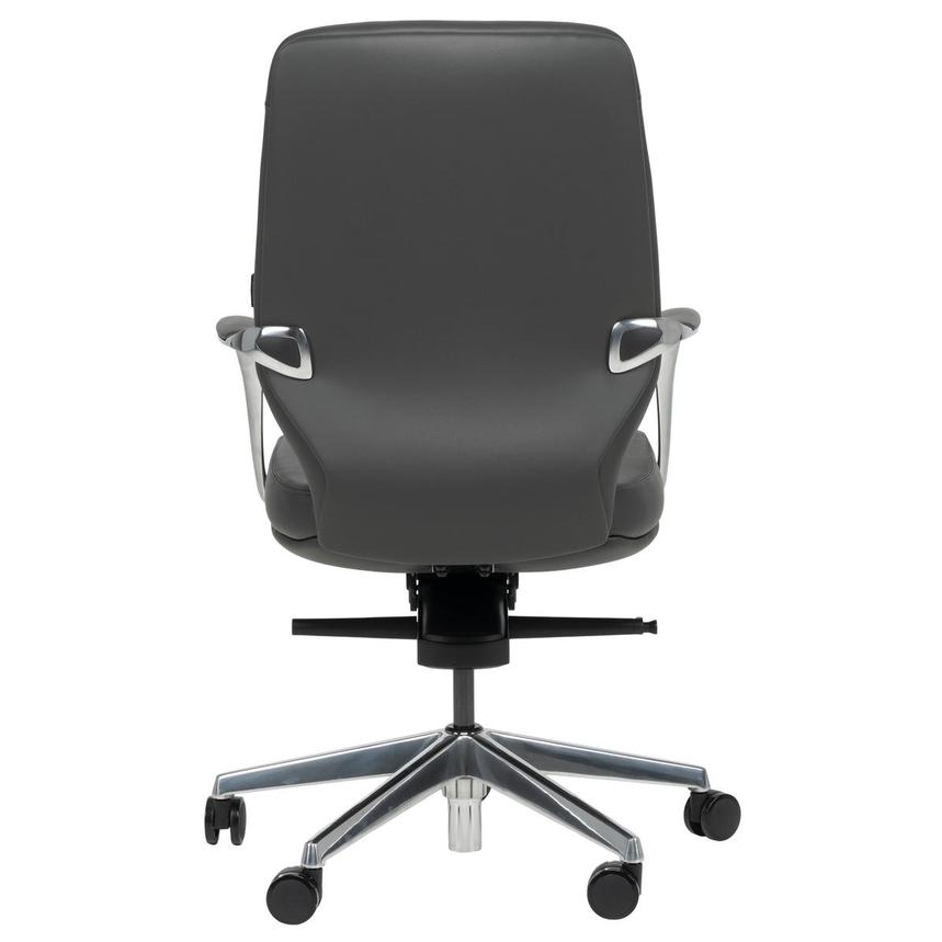 Yoshi Dark Gray Low Back Desk Chair alternate image, 6 of 13 images.
