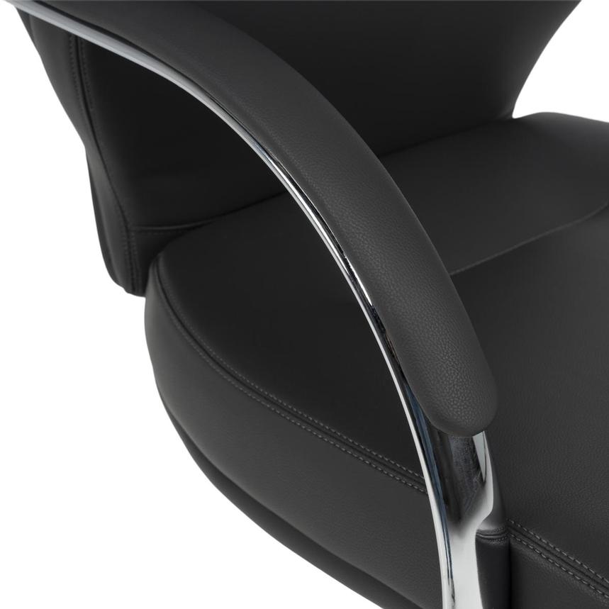 Sandra Dark Gray Guest Chair  alternate image, 10 of 11 images.