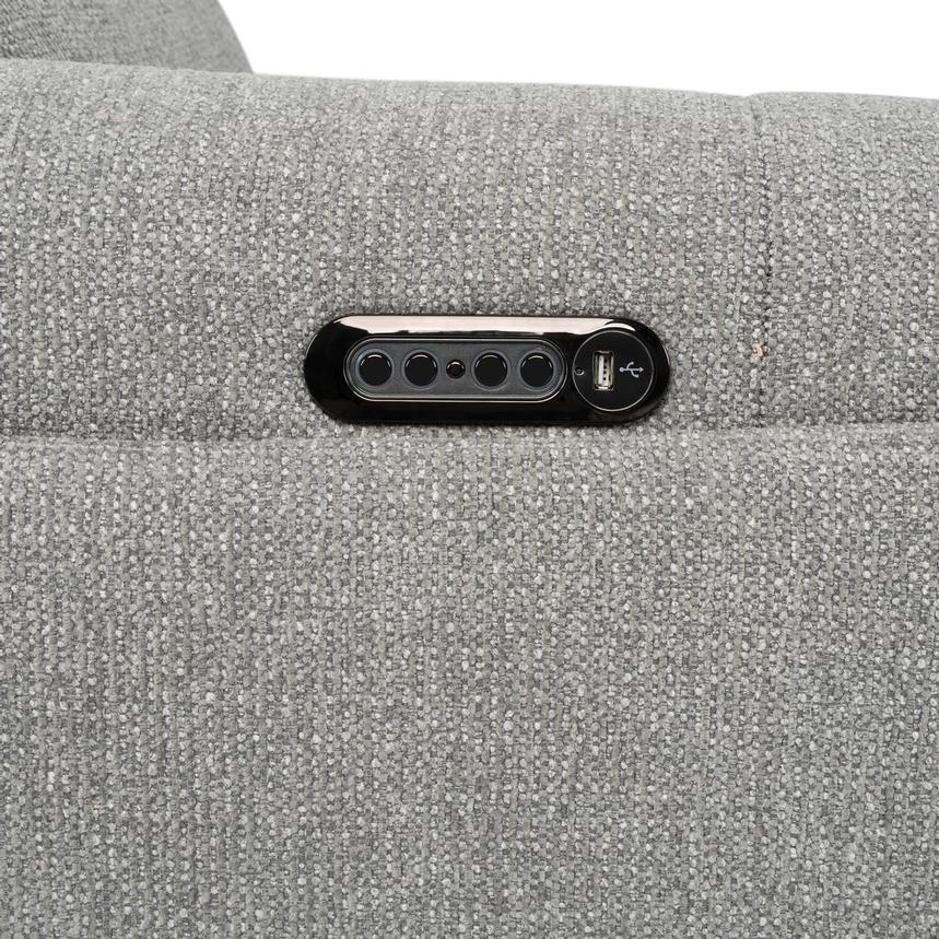 Luke Dark Gray Power Reclining Sectional with 6PCS/3PWR alternate image, 11 of 12 images.