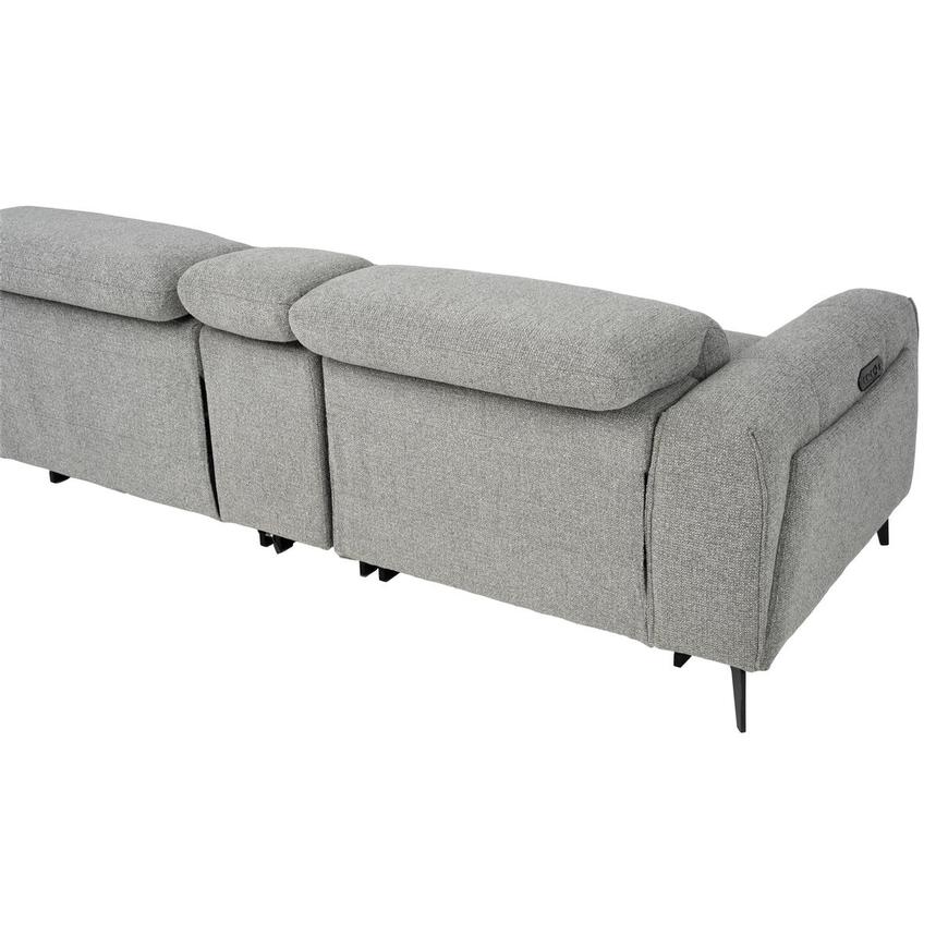 Luke Dark Gray Power Reclining Sectional with 6PCS/3PWR  alternate image, 4 of 12 images.