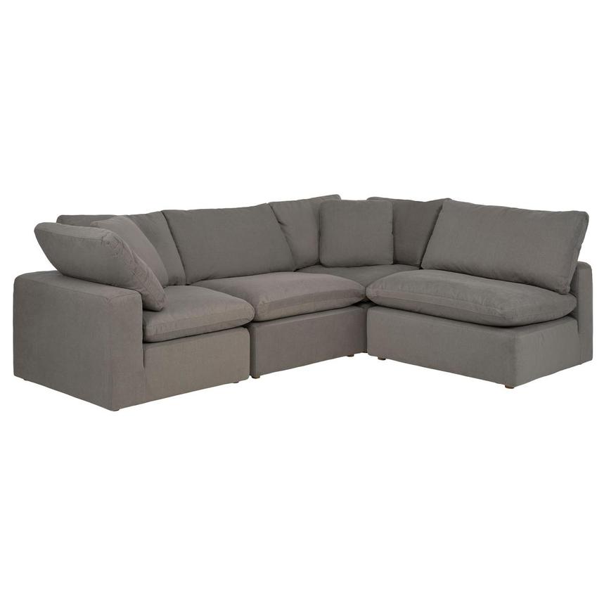 Nube II Gray Corner Sofa 4PC main image, 1 of 5 images.