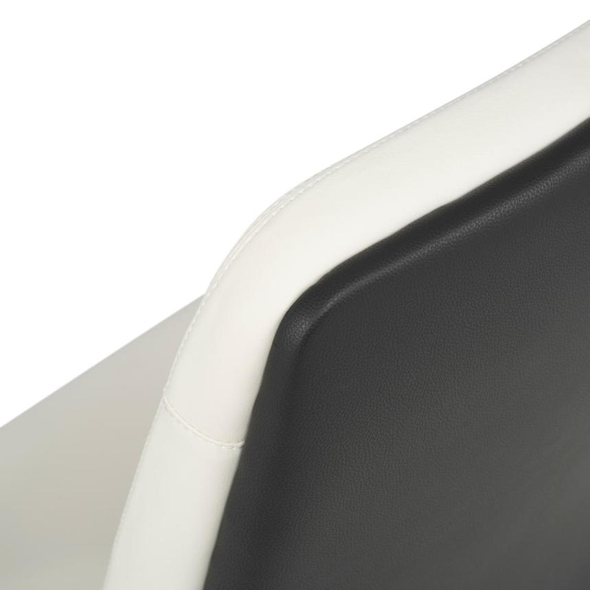 Yoshi White Low Back Desk Chair  alternate image, 10 of 12 images.