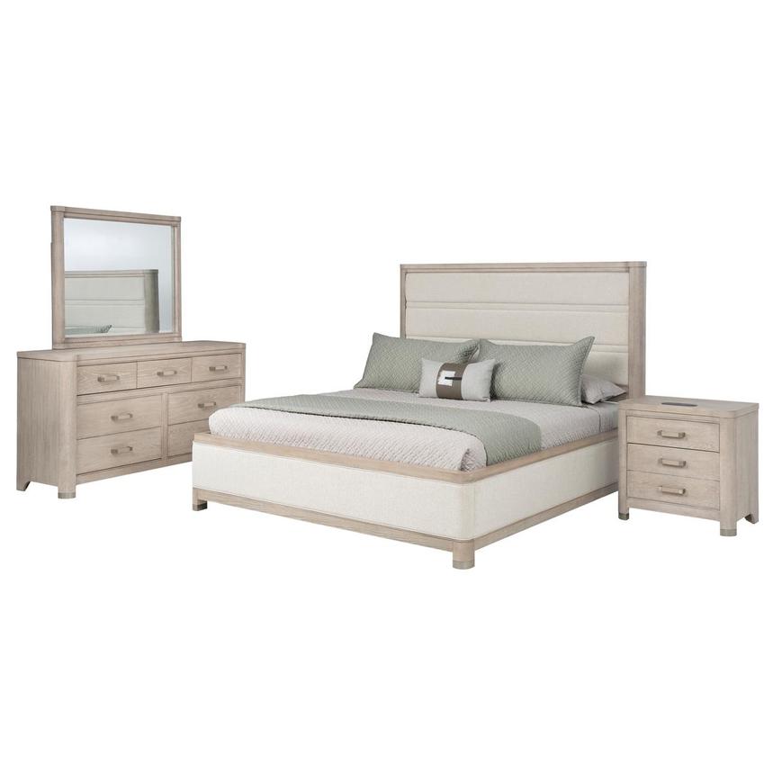 Luciano 4-Piece Queen Bedroom Set  main image, 1 of 5 images.
