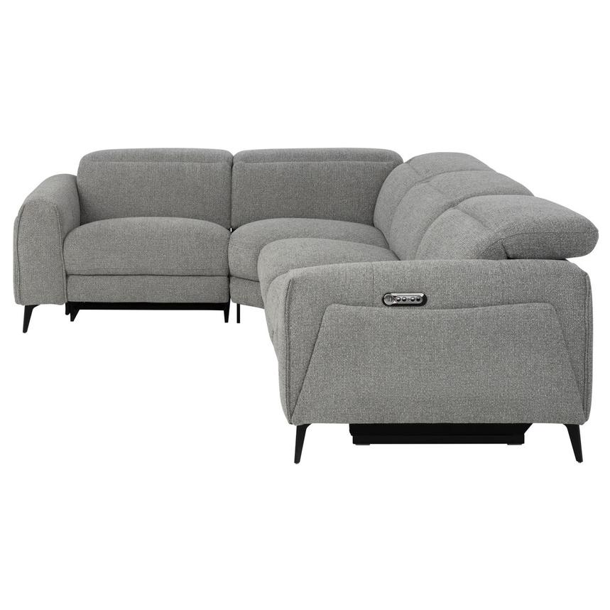 Luke Dark Gray Power Reclining Sectional with 4PCS/2PWR alternate image, 3 of 10 images.
