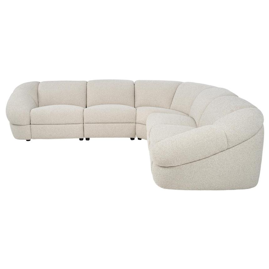 Max Power Reclining Sectional with 5PCS/3PWR  alternate image, 5 of 9 images.