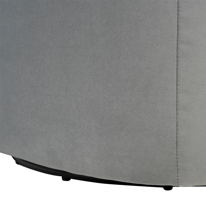 Oaklee Gray Swivel Accent Chair  alternate image, 8 of 9 images.