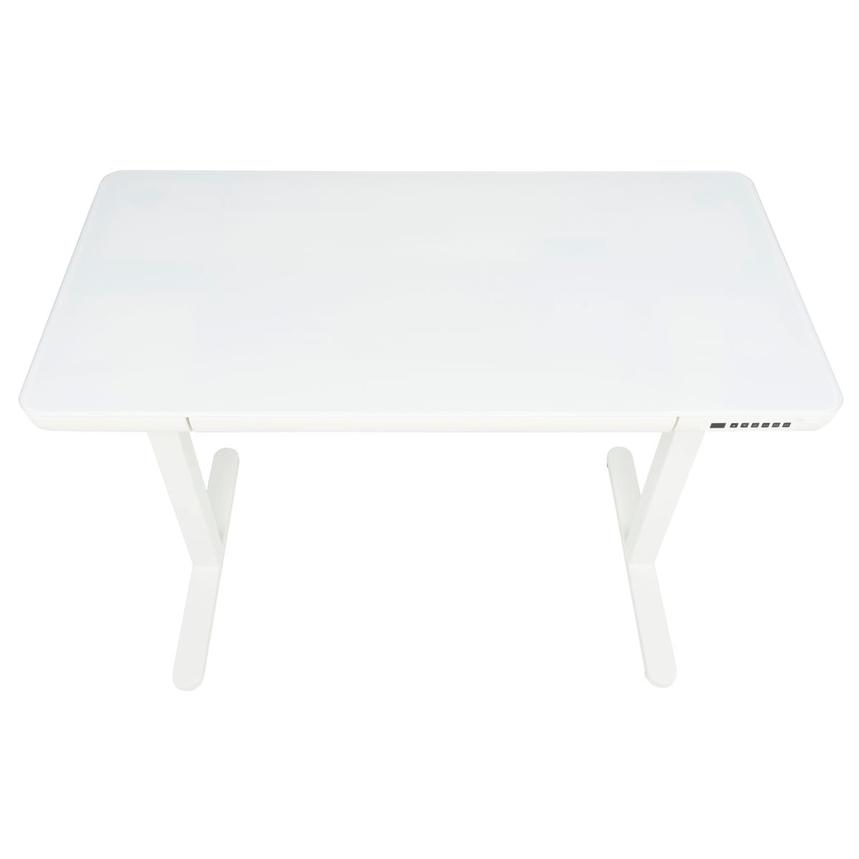 Ascend White Adjustable Height Desk alternate image, 6 of 10 images.