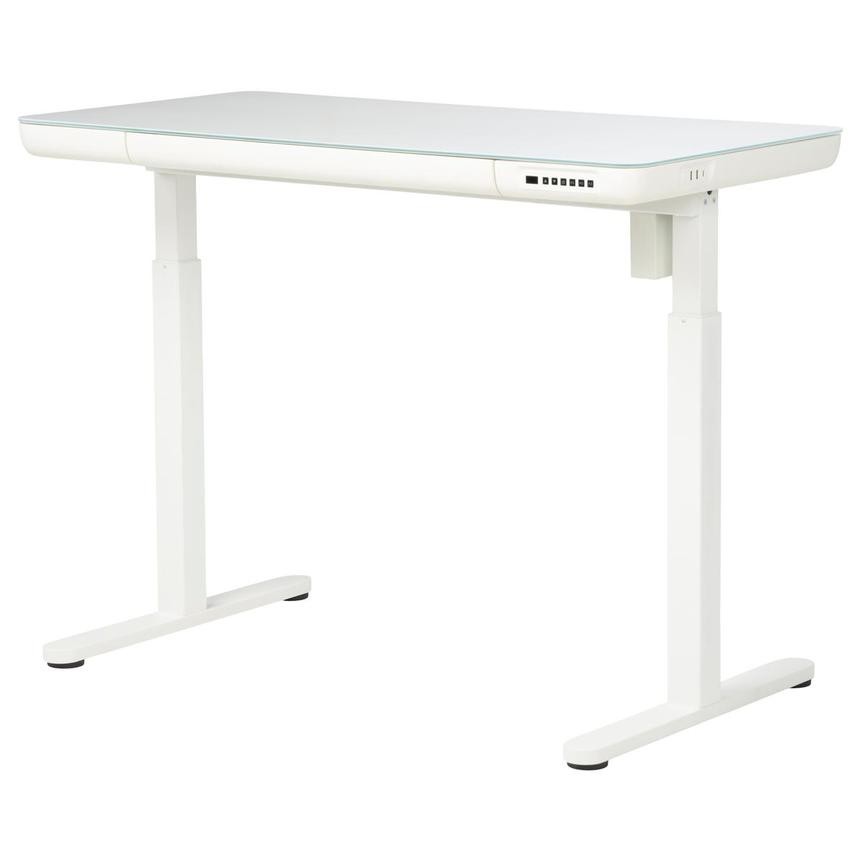 Ascend White Adjustable Height Desk main image, 1 of 10 images.