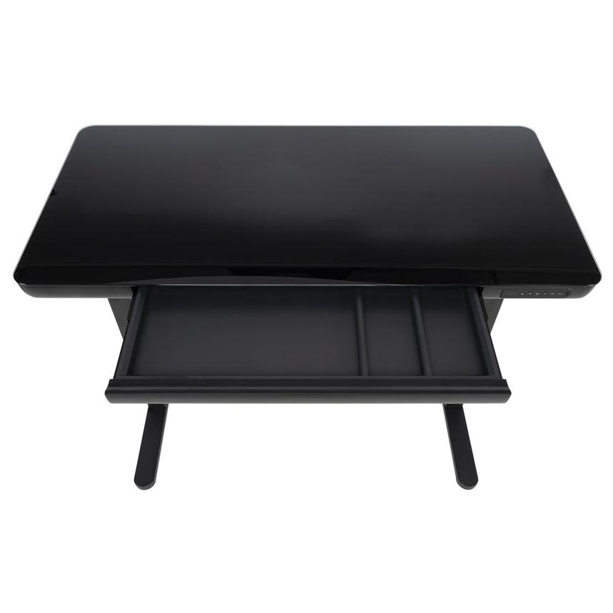Ascend Black Adjustable Height Desk alternate image, 6 of 9 images.