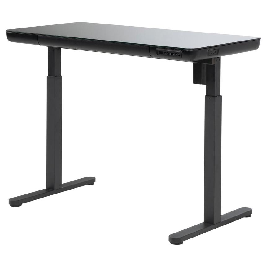Ascend Black Adjustable Height Desk main image, 1 of 9 images.