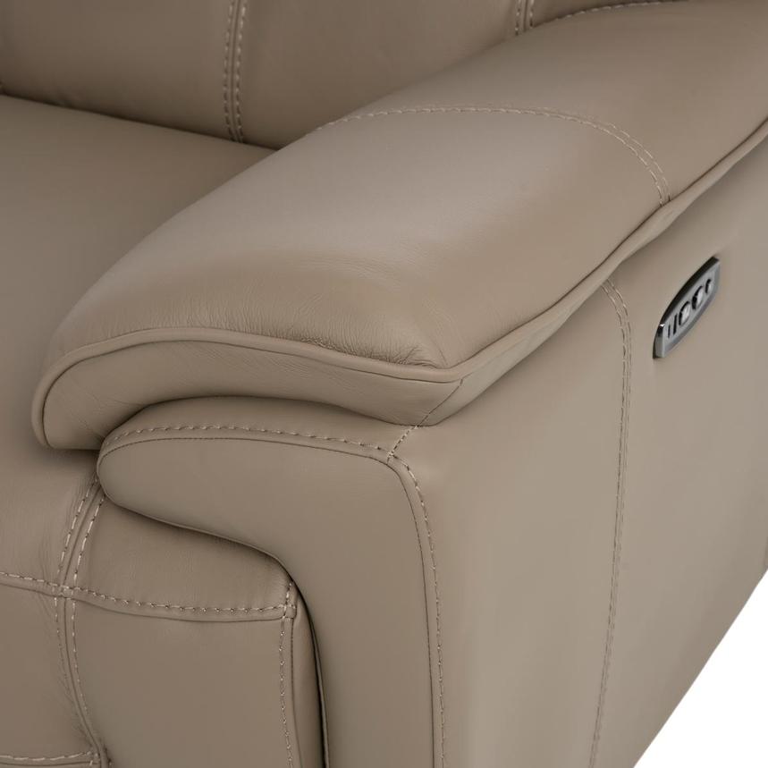 Graystone Dark Taupe Home Theater Leather Seating with 5PCS/3PWR  alternate image, 10 of 13 images.