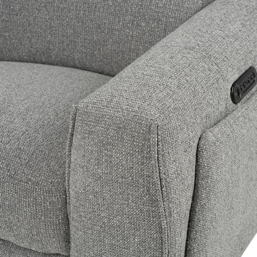 Luke Dark Gray Power Reclining Sectional with 6PCS/2PWR  alternate image, 8 of 12 images.