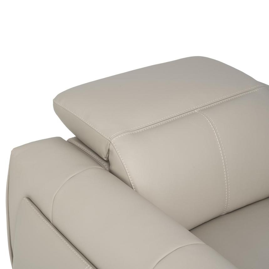 Luke 2.0 Taupe Leather Power Recliner  alternate image, 8 of 10 images.