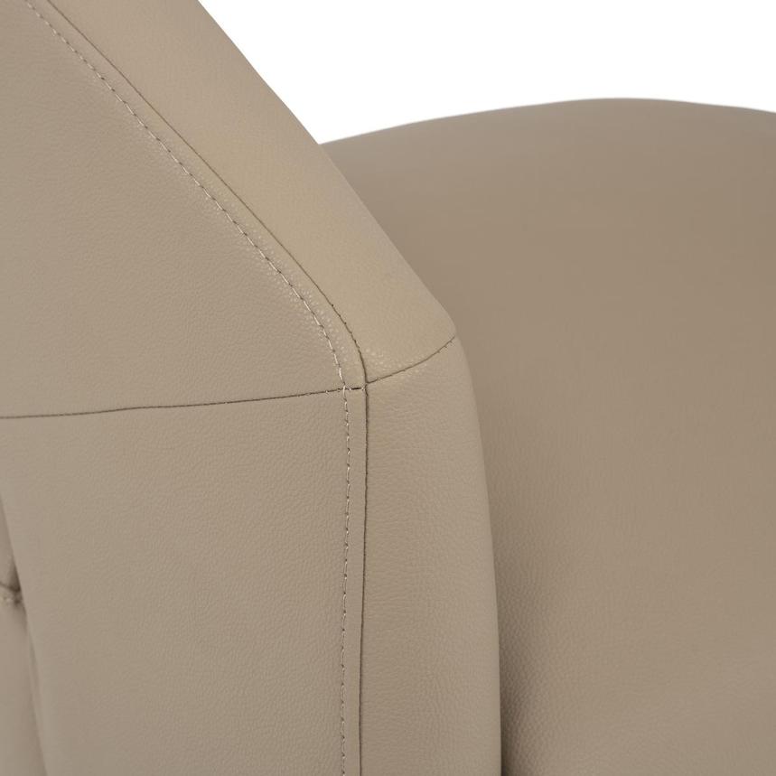 Lilly Taupe Arm Chair w/Casters  alternate image, 5 of 9 images.