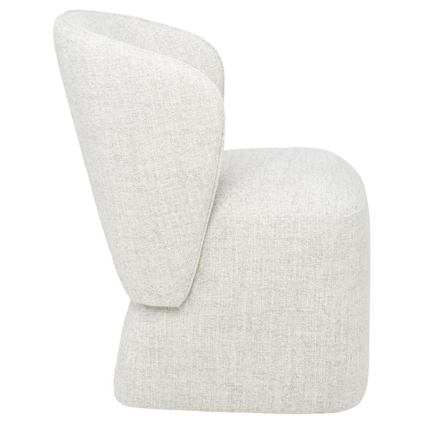 Lottie Gray Side Chair w/Casters  alternate image, 5 of 9 images.