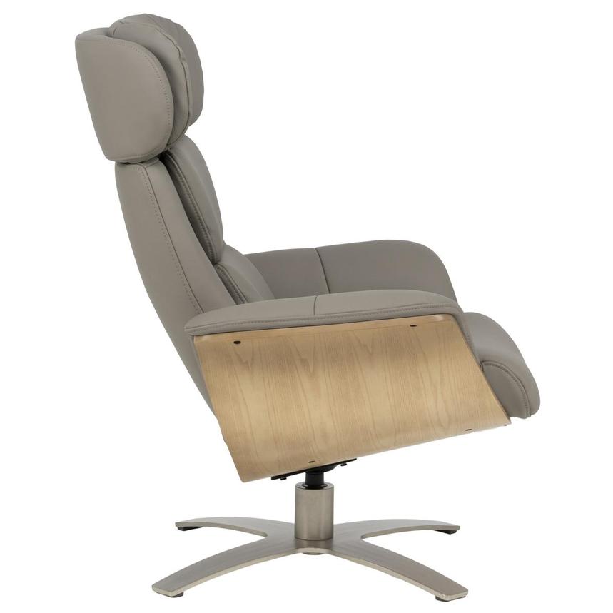 Fabrizio Taupe Leather Accent Chair  alternate image, 5 of 13 images.