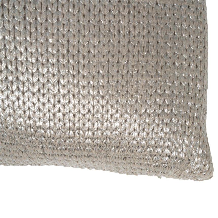 Kniky Silver Accent Pillow  alternate image, 3 of 4 images.