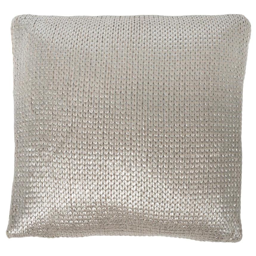Kniky Silver Accent Pillow main image, 1 of 4 images.