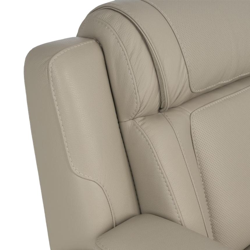 Odyssey Beige Leather Power Reclining Sectional with 4PCS/2PWR  alternate image, 5 of 9 images.