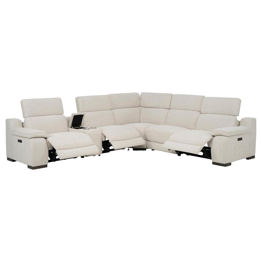 Gian Carlo Power Reclining Sectional with 6PCS/3PWR  alternate image, 3 of 12 images.