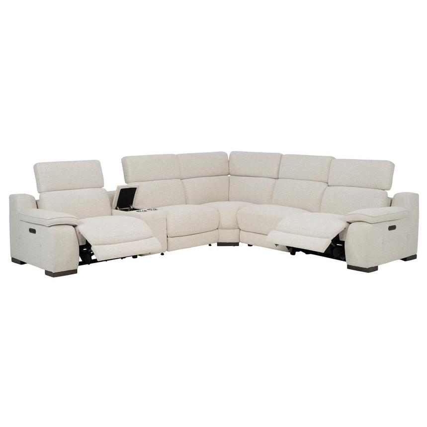 Gian Carlo Power Reclining Sectional with 6PCS/2PWR alternate image, 3 of 12 images.