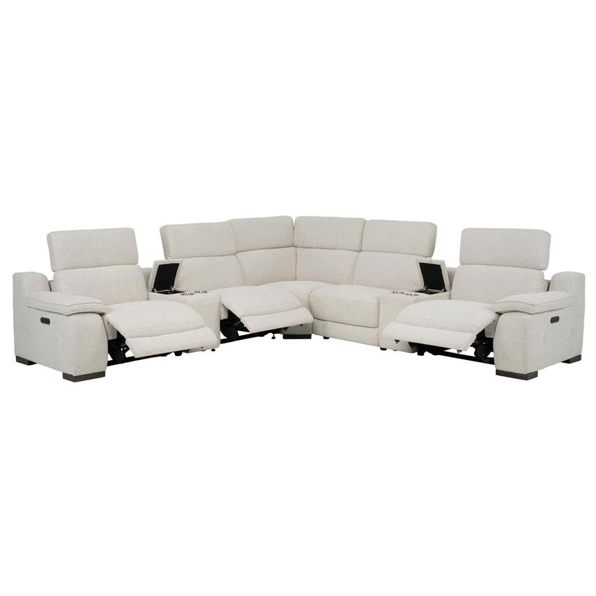 Gian Carlo Power Reclining Sectional with 7PCS/3PWR alternate image, 3 of 14 images.
