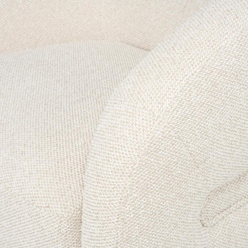 Zuri Cream Swivel Accent Chair alternate image, 9 of 10 images.