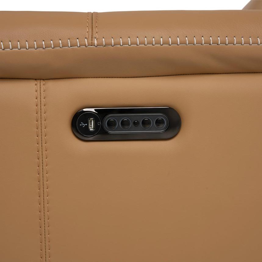 Davis 2.0 Tan Home Theater Leather Seating with 5PCS/2PWR  alternate image, 13 of 13 images.
