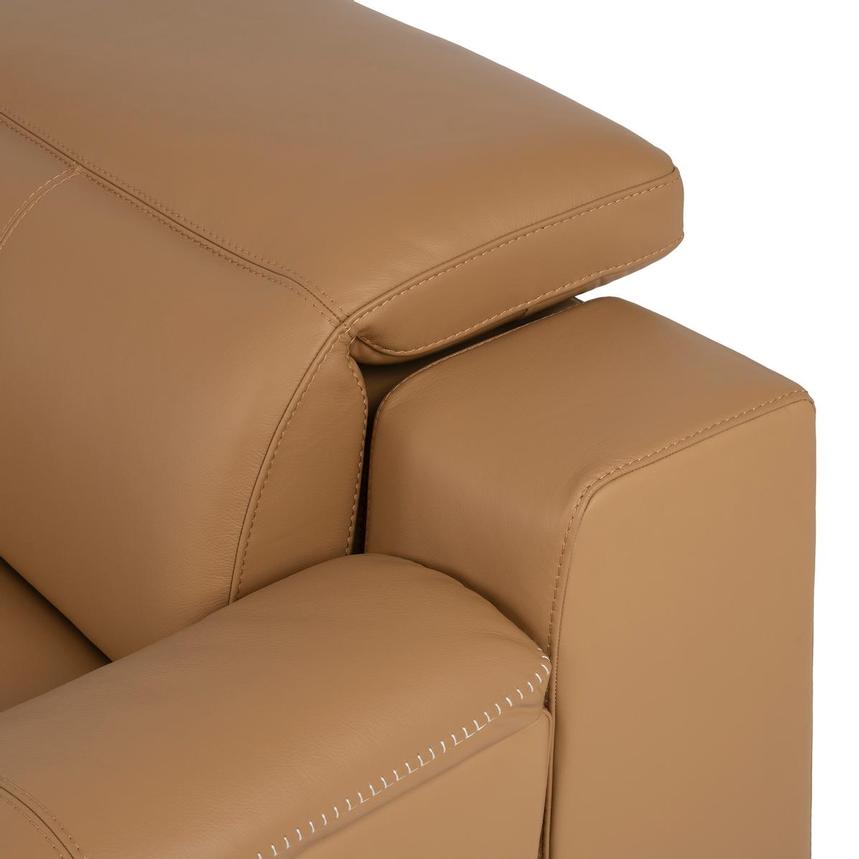 Davis 2.0 Tan Home Theater Leather Seating with 5PCS/2PWR alternate image, 9 of 13 images.