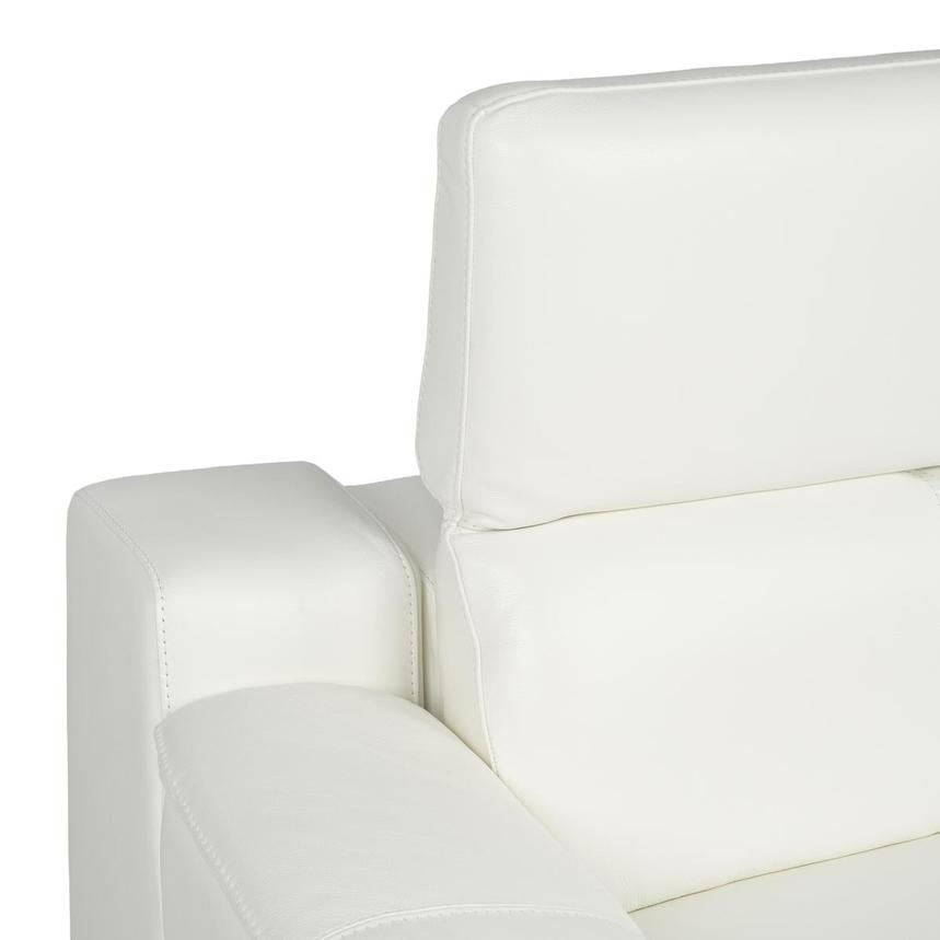 Davis 2.0 White Leather Power Reclining Sofa  alternate image, 8 of 12 images.