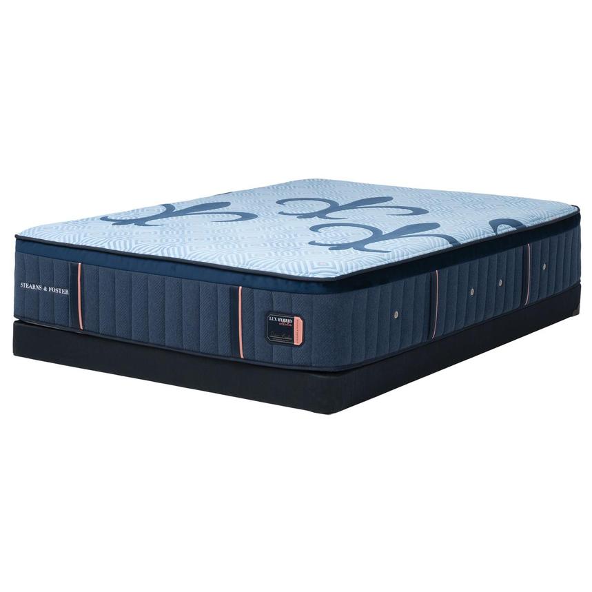 Lux Hybrid Elite Medium King Mattress w/Low Foundation by Stearns & Foster