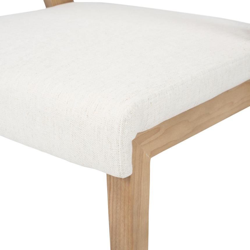 Kayla White Side Chair  alternate image, 7 of 9 images.