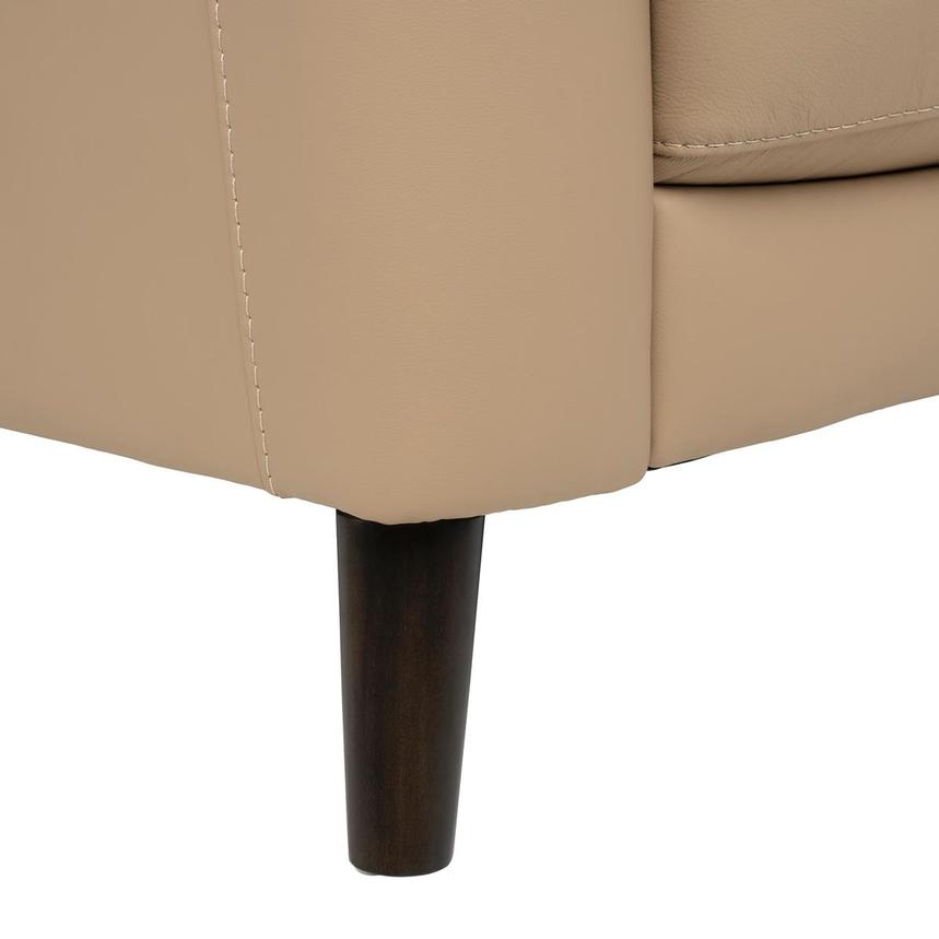 Bali Dark Cream Leather Sofa  alternate image, 8 of 8 images.