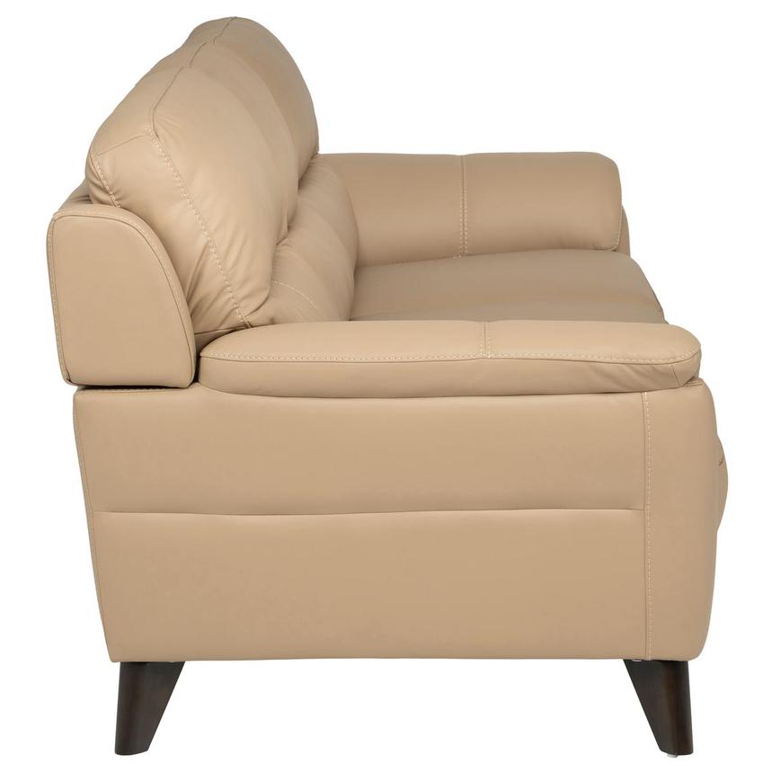 Bali Dark Cream Leather Sofa alternate image, 4 of 8 images.