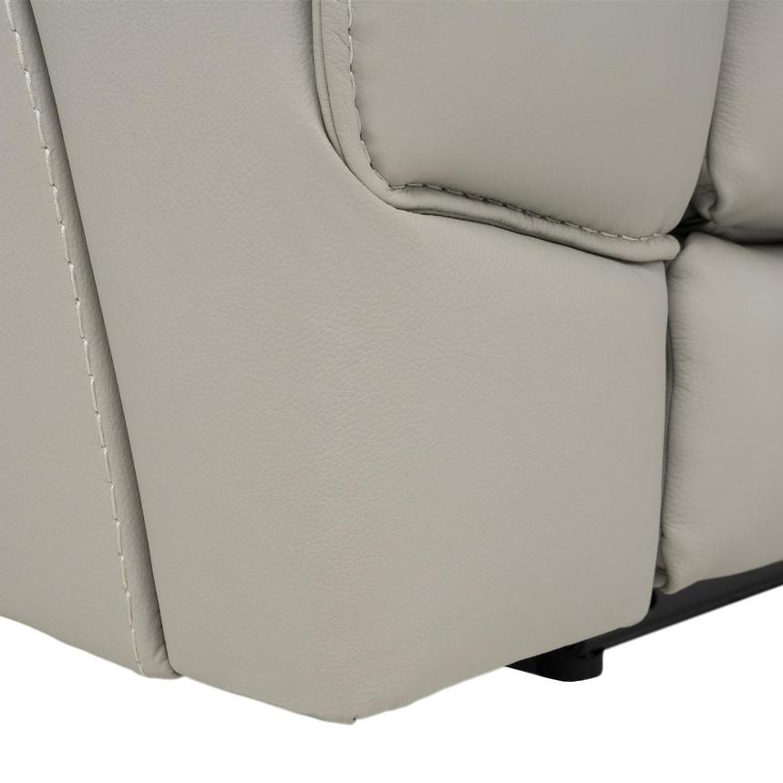 Kylo Light Gray Power Motion Leather Sofa  alternate image, 10 of 13 images.