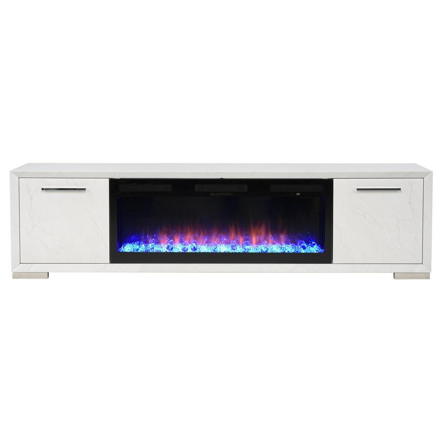 Aria Gray Electric Fireplace w/Remote Control  alternate image, 3 of 10 images.